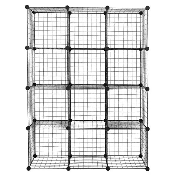 Cube Rangement - ModulCube™ - Noir - Rangement Parfait