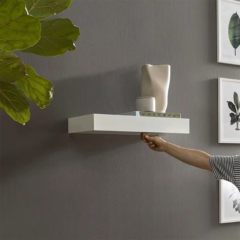 Étagère Murale - MagicShelf™ - Blanc Mat - Rangement Parfait