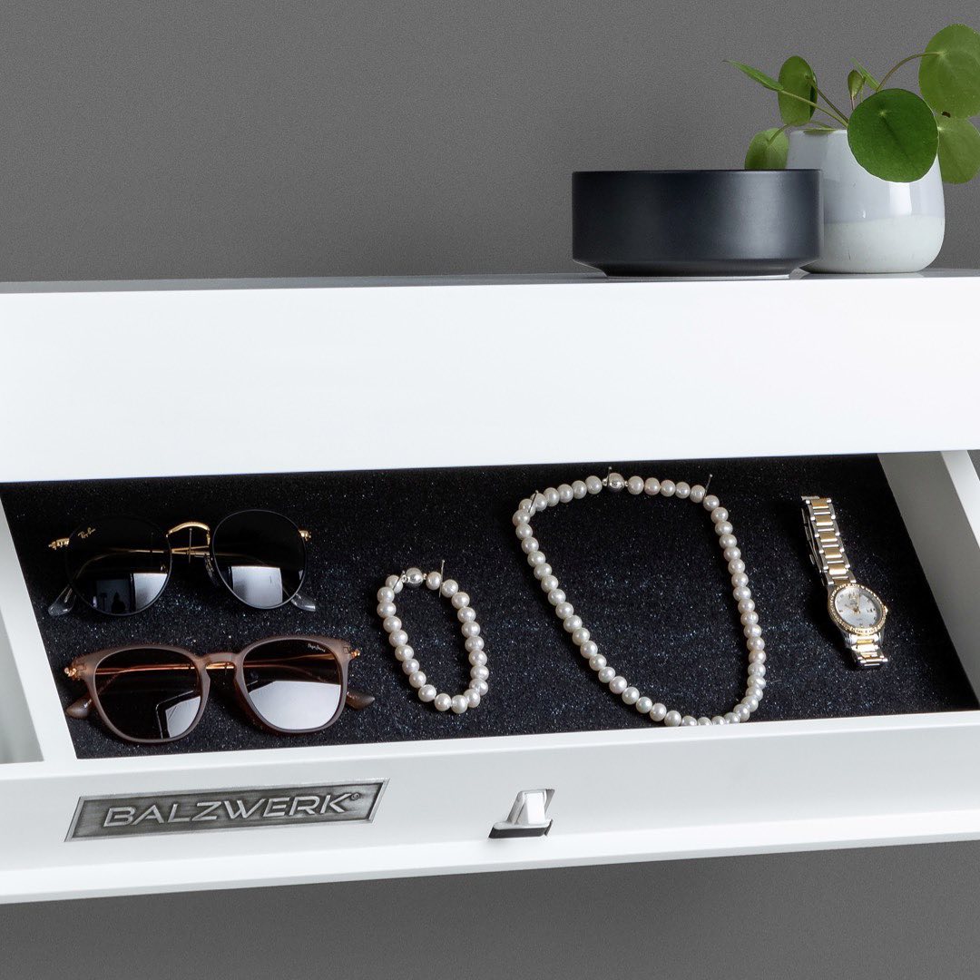 Étagère Murale - MagicShelf™ - Blanc Mat - Rangement Parfait