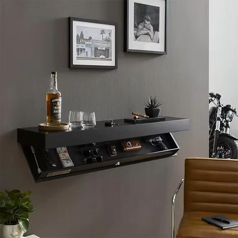 Étagère Murale - MagicShelf™ - Noir Mat - Rangement Parfait