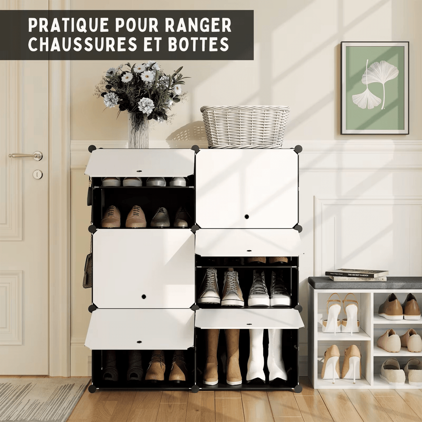 Meuble à Chaussures - ShoeMax™ - Rangement Parfait