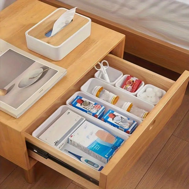 Organisation de Tiroir - DiviTray™ - Blanc - Rangement Parfait