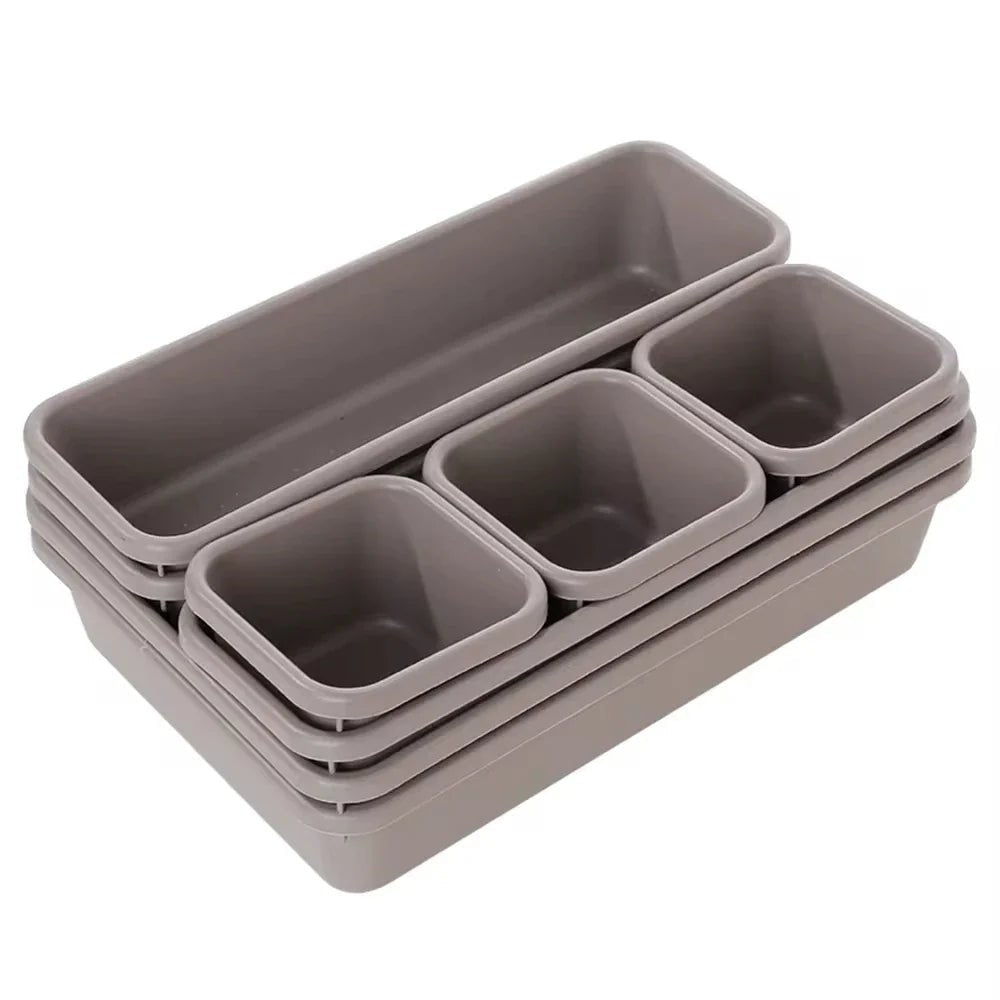 Organisation de Tiroir - DiviTray™ - Gris - Rangement Parfait