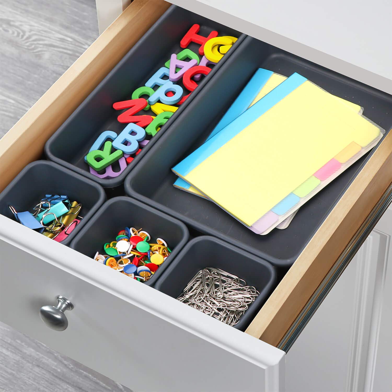 Organisation de Tiroir - DiviTray™ - Noir - Rangement Parfait